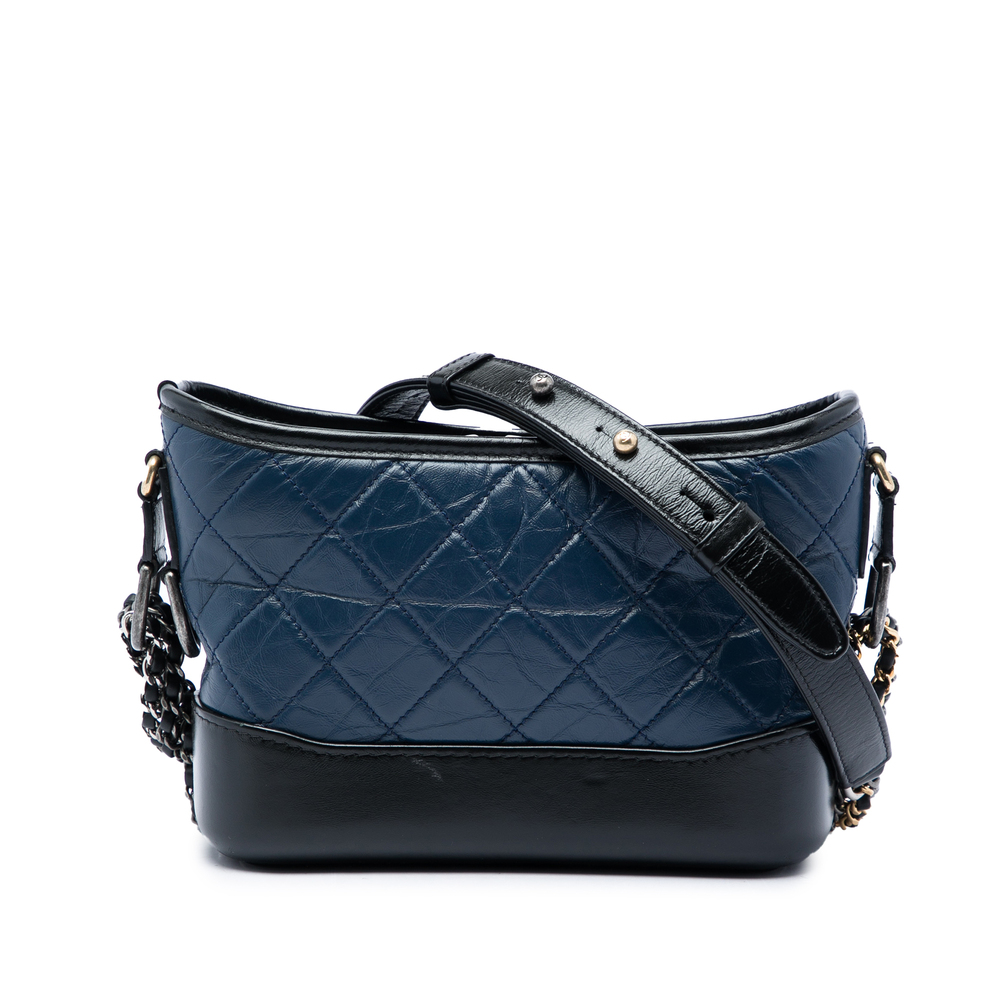 Pre-Loved Chanel Small Bicolor Aged Calfskin Gabrielle Crossbody